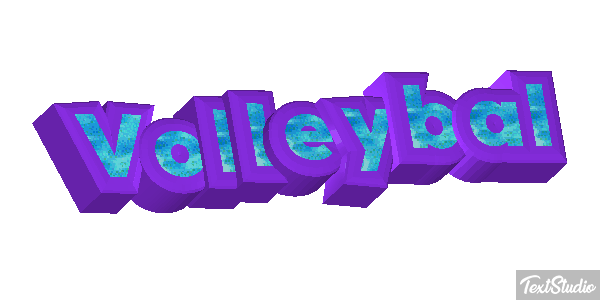 Volleybal Tekst effect