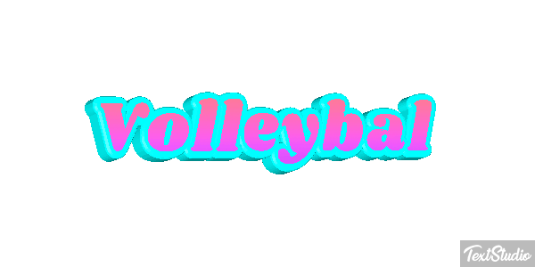 Volleybal Tekst effect
