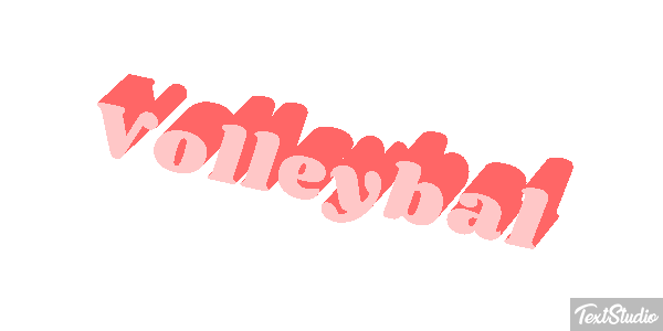 Volleybal Tekst effect