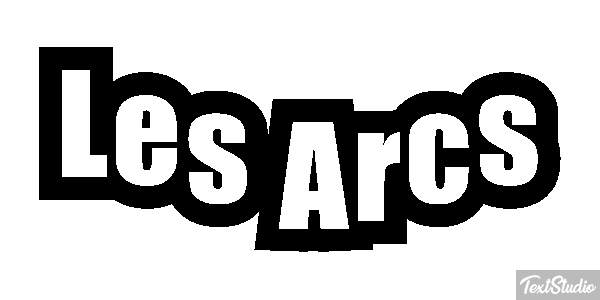 Les Arcs Efekt tekstowy