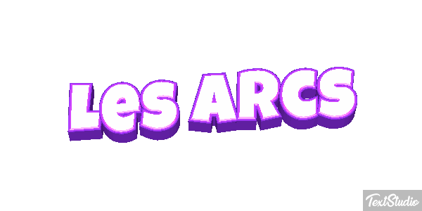 Les Arcs Efekt tekstowy
