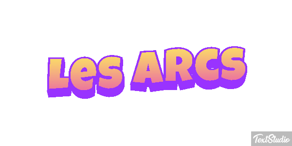 Les Arcs Efekt tekstowy