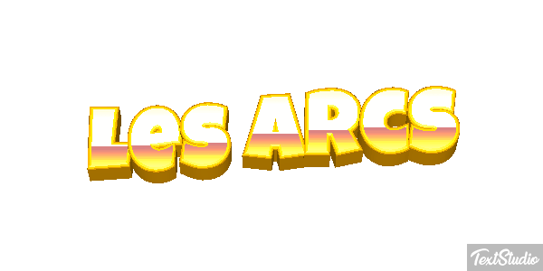 Les Arcs Efekt tekstowy