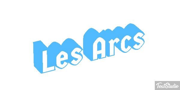 Les Arcs Efekt tekstowy