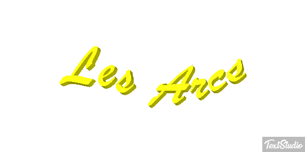 Les Arcs Efekt tekstowy