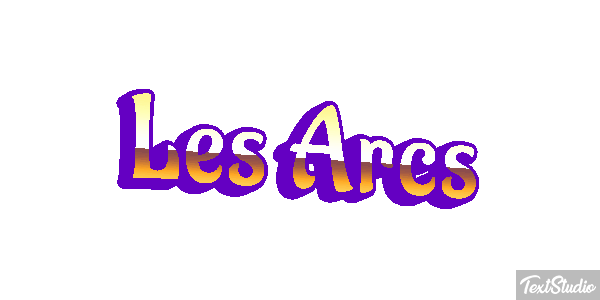 Les Arcs Efekt tekstowy