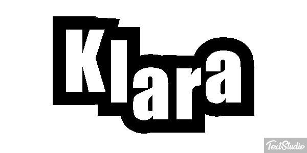 Klara Efekt tekstowy