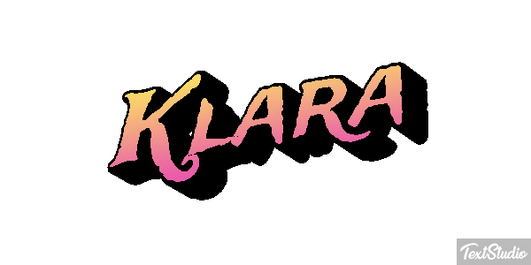 Klara Efekt tekstowy