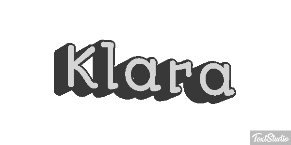 Klara Efekt tekstowy