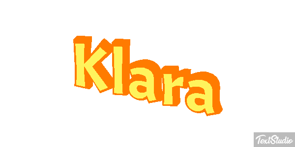 Klara Efekt tekstowy