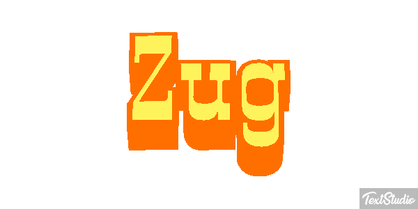 Zug Efeito do texto