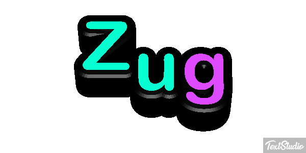 Zug Efeito do texto