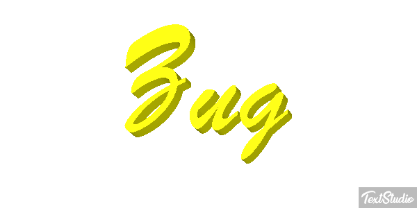Zug Efeito do texto