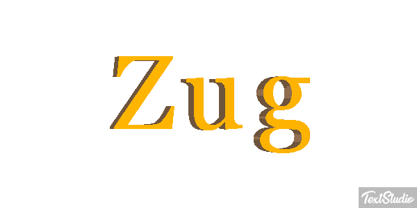 Zug Efeito do texto