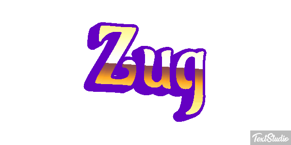 Zug Efeito do texto