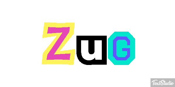 Zug Efeito do texto