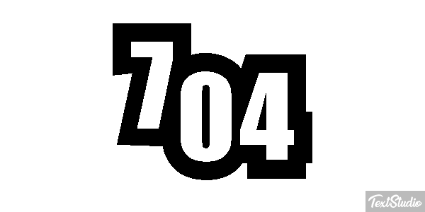 704 Text effect