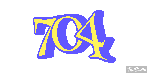 704 Text effect