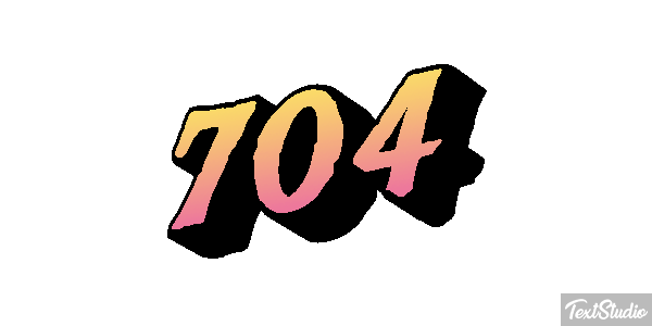 704 Text effect