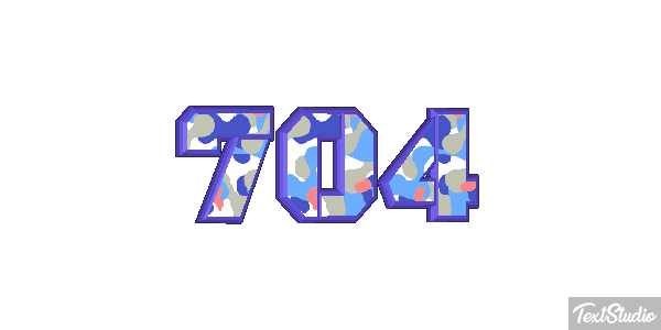 704 Text effect