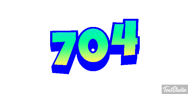 704 Text effect