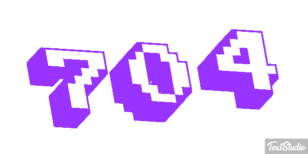 704 Text effect