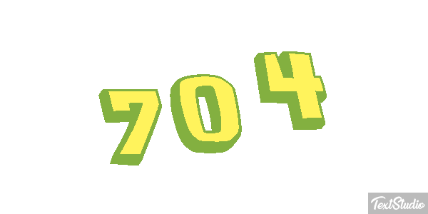 704 Text effect