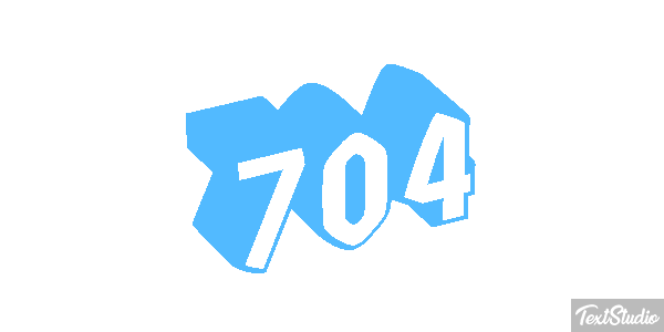 704 Text effect