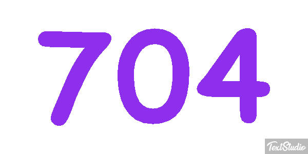 704 Text effect
