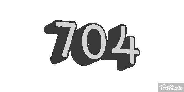 704 Text effect