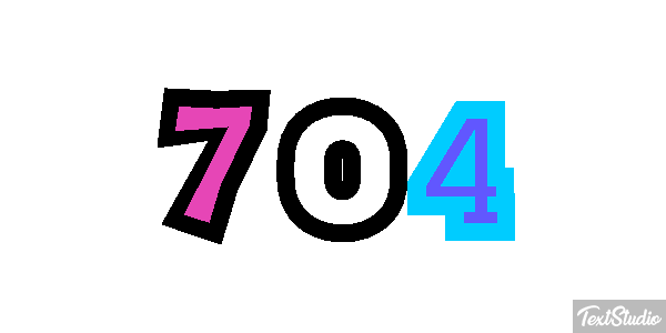 704 Text effect