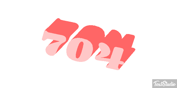 704 Text effect
