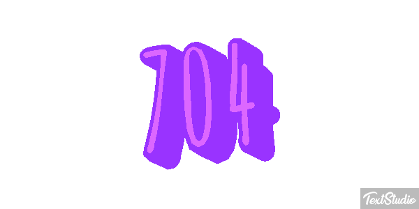 704 Text effect