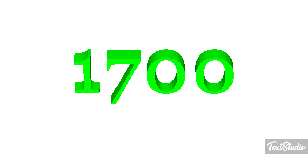1700 Metin efekti