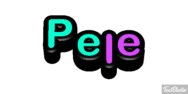 Pelé Effetto testo