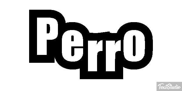 Perro Efecto de texto