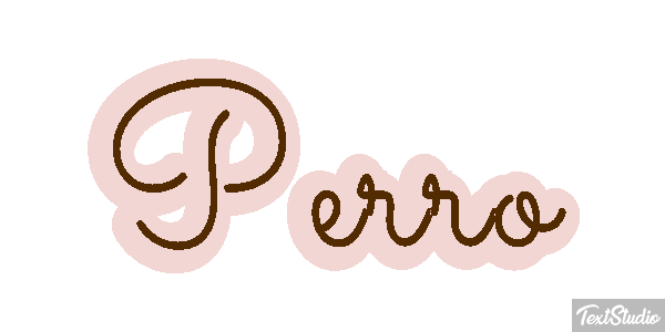 Perro Efecto de texto