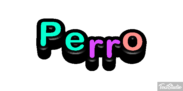 Perro Efecto de texto
