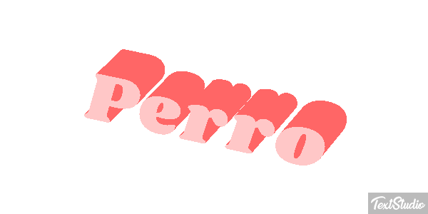 Perro Efecto de texto