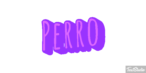 Perro Efecto de texto