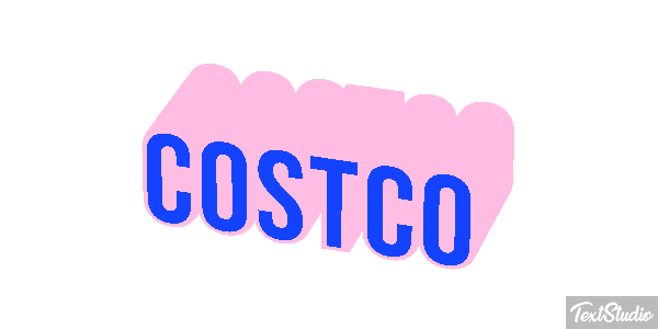 Costco Texteffekt