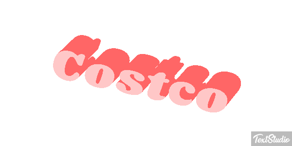 Costco Texteffekt
