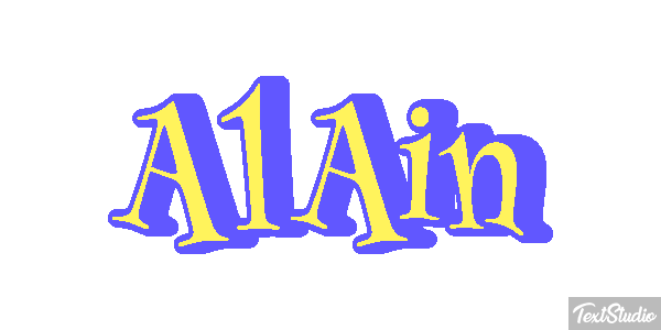 Al Ain Texteffekt