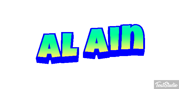 Al Ain Texteffekt