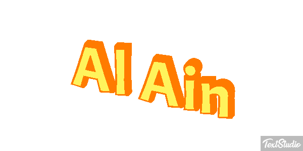 Al Ain Texteffekt