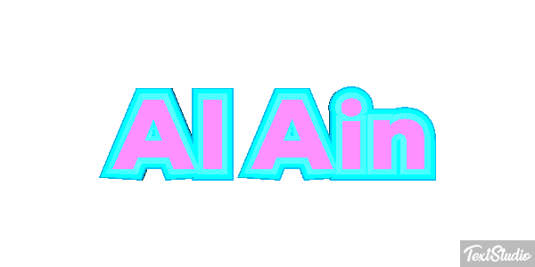 Al Ain Texteffekt