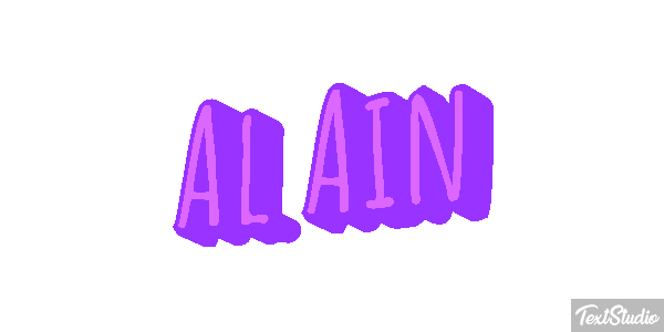 Al Ain Texteffekt