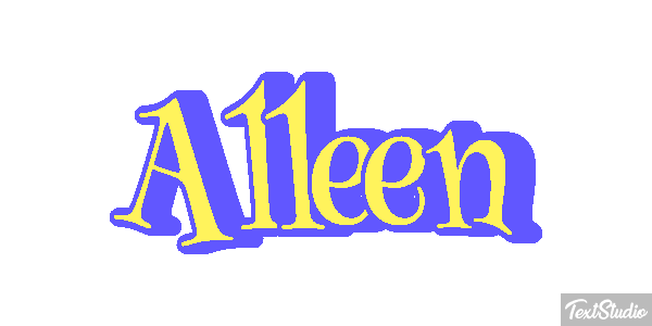 Alleen Text effect
