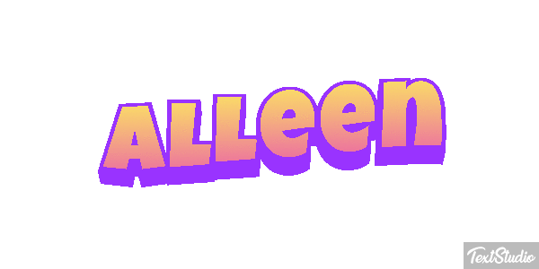 Alleen Text effect