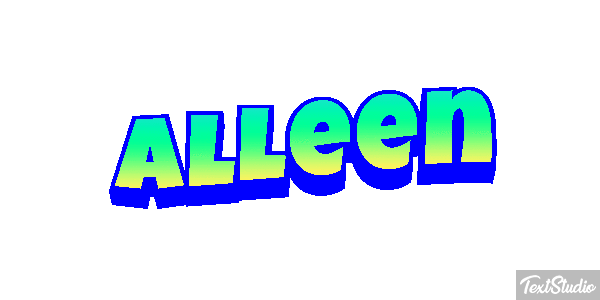 Alleen Text effect